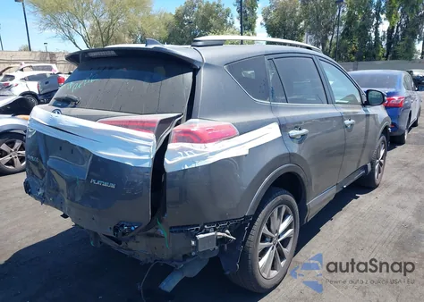 2017 Toyota Rav4 Platinum из США, поврежденный, VIN 2T3YFREV4HW360647